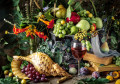 Still Life with Fruit and Wine