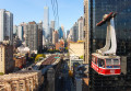 View of the Roosevelt Island, New York City