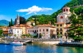 Picturesque Town of Laveno Mombello, Italy