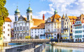 Historic center of Lucerne, Switzerland