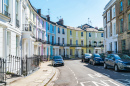 Townhouses on Chalcot Crescent, London