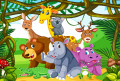 Wild Animals in the Forest