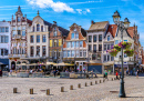 Grote Markt in Mechelen, Belgium