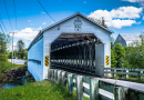 Anse St Jean Covered Bridge, Quebec, Canada