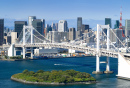 Rainbow Bridge and Tokyo Harbor