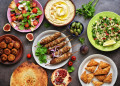 Variety of Middle Eastern Dishes