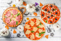 Halloween Funny Pizzas