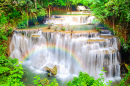 Forest Waterfall, Huay Mae Khamin,Thailand