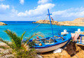 Fishing Boat on the Beach of Karpathos Island