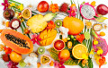 Still Life with Fresh Exotic Fruits