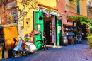 Street Corner in Forio d'Ischia, Italy