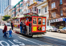 People on the Cable Car, San Francisco, USA