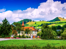 Houses in a Small Swiss Town