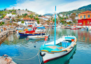 Fishing Boats on Hydra Island, Greece