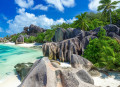 Beach on La Digue Island, Seychelles