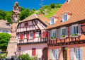 Half-Timbered Architecture in Ribeauville, France