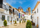 Street of Altea Old Town in Spain