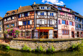 Half-Timbered Facades in Colmar, France