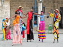 Street Dancers in Havana, Cuba