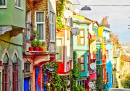 Balat Neighbourhood in Istanbul, Turkey