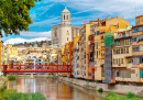 Eiffel Bridge in Girona, Spain