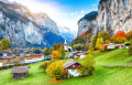 Captivating View of Lauterbrunnen Valley