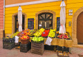 Street Shops in Pecs, Hungary