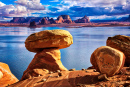 Hamburger Rock in Padre Bay, Lake Powell