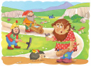 Cute Troll and Dwarfs