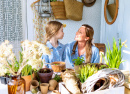 Young Woman and Her Little Daughter