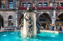 Fischbrunnen Fountain in Munich, Germany