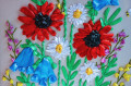 Embroidered Ribbons Wildflowers