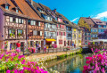 Colorful Canal in Colmar, France