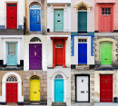 Colorful Entrance Doors