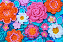 Handmade Colorful Flowers