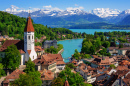 Lake Thun, Bernese Highlands, Switzerland