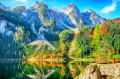 Autumn Landscape with Dachstein, Austria