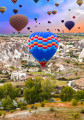 Hot Air Balloons over Cappadocia, Turkey