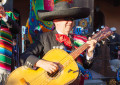 Street Group of Mariachi Musicians in Paris