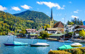 Famous Lake Tegernsee in Bavaria