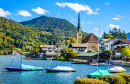 Famous Lake Tegernsee in Bavaria