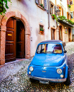 Vintage Fiat 500 in Malcesine, Italy