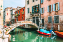 Beautiful Street in Venice, Italy