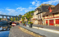 Viaduct over the Rance River in Dinan, France