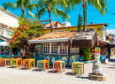 Outdoor Cafe in Porto de Galinhas, Brazil