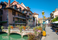 Annecy Old Town and Thiou River, France