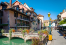 Annecy Old Town and Thiou River, France