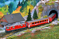 Swiss Bernina Express Train Model, Florence, Italy