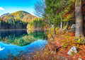 Breathtaking View of Fusine Lake, Italy, Europe