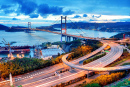 Tsing Ma Bridge in Hong Kong